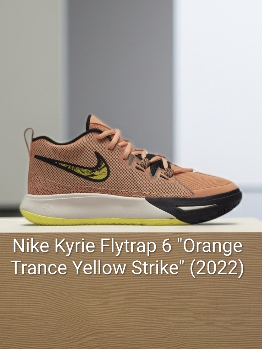 Nike Kyrie Flytrap 6 Orange Trance Yellow Strike Mens SZ 10 Womens SZ 11.5 NWOT - Picture 1 of 9